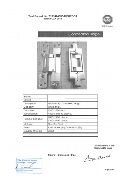 SG SG-HC105 test report TUV檢測(cè)報(bào)告